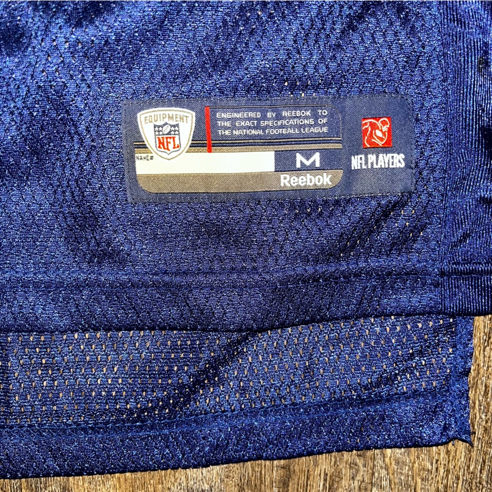 VTG New York Giants Plaxico Burress Jersey Reebok #17 NFL Kid's YOUTH Size M‎ - Picture 2 of 5